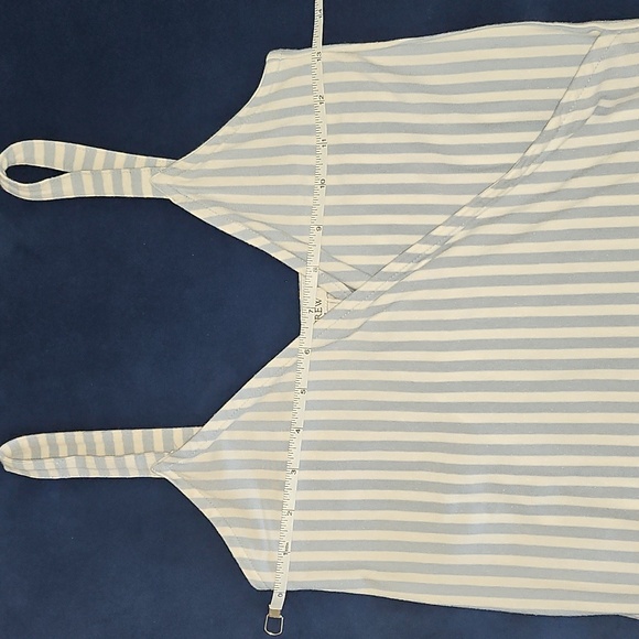 J. Crew Blue and White Stripe Tank - Picture 7 of 8